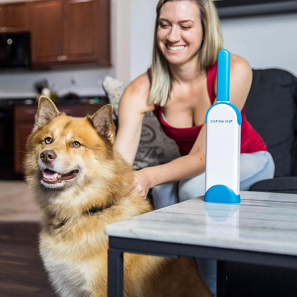 Brosse anti-peluches et anti-poils d'animaux