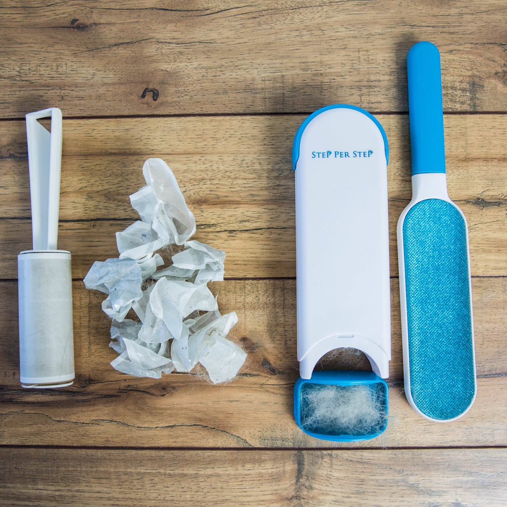 Brosse anti-peluches et anti-poils d'animaux