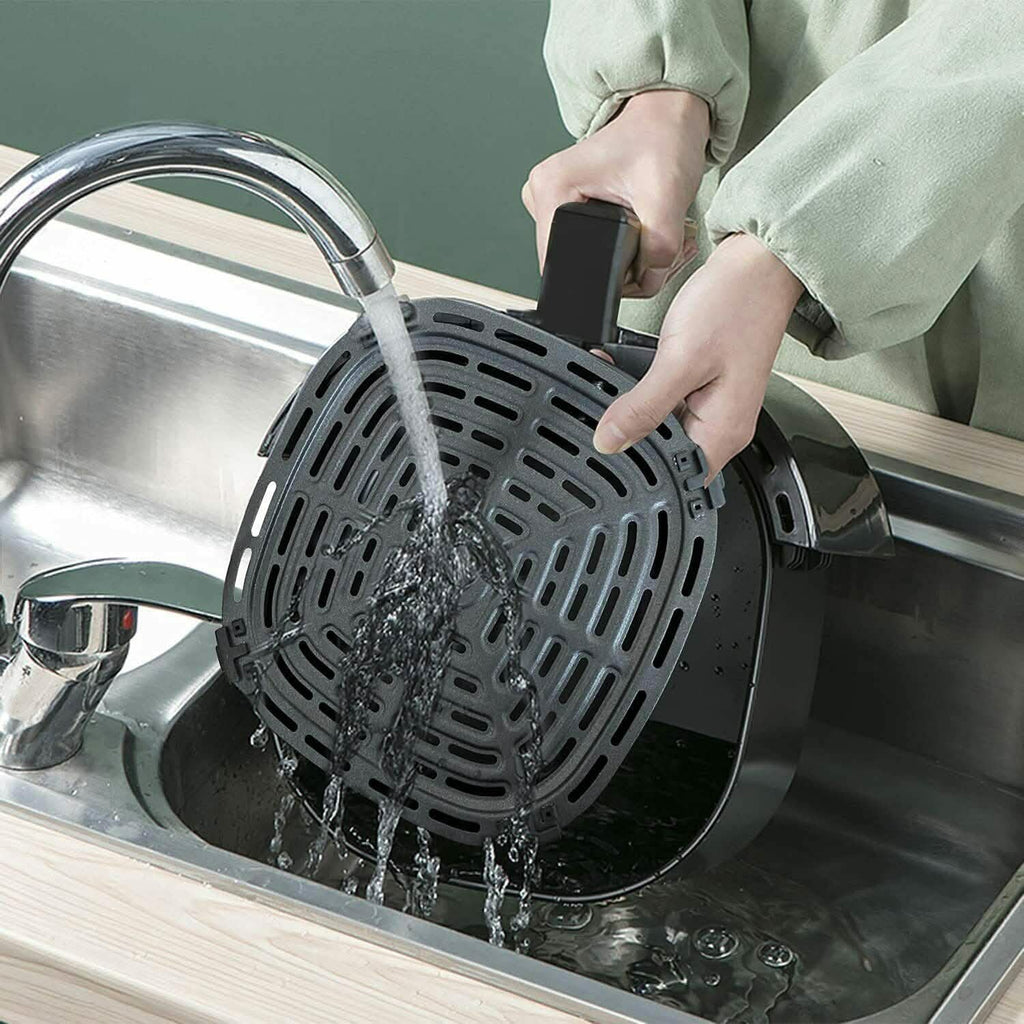Friteuse à air 4,5 QT Four sans huile avec bouton rotatif Maison