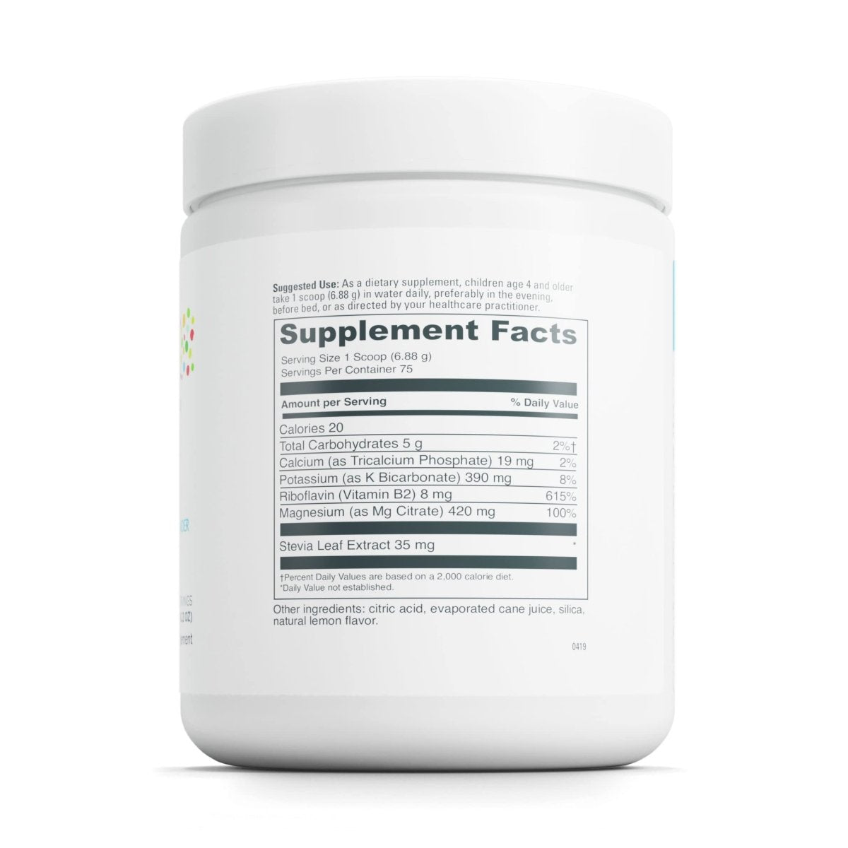 Little DaVinci Fizzy Mag - Effervescent Magnesium Supplement for Kids to Support Brain Health, Relaxation and Behavior - Lemon Lime Flavor - 516 g, 75 Servings