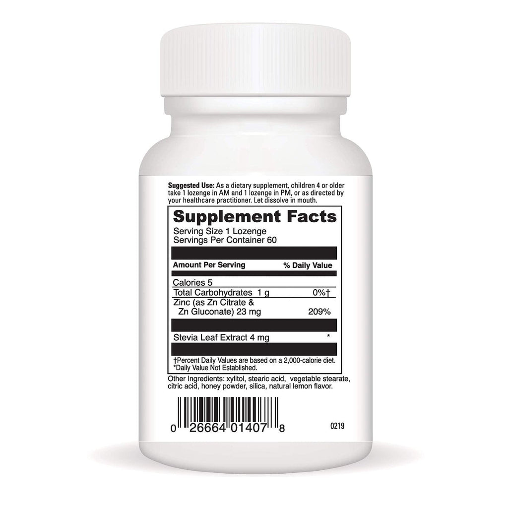 Little DaVinci Immuni-z - Kids Zinc Lozenge to Support Immune Health, Throat Tissue, Brain Health and Development, Sleep and Focus - Lemon Flavor - 60 Lozenges