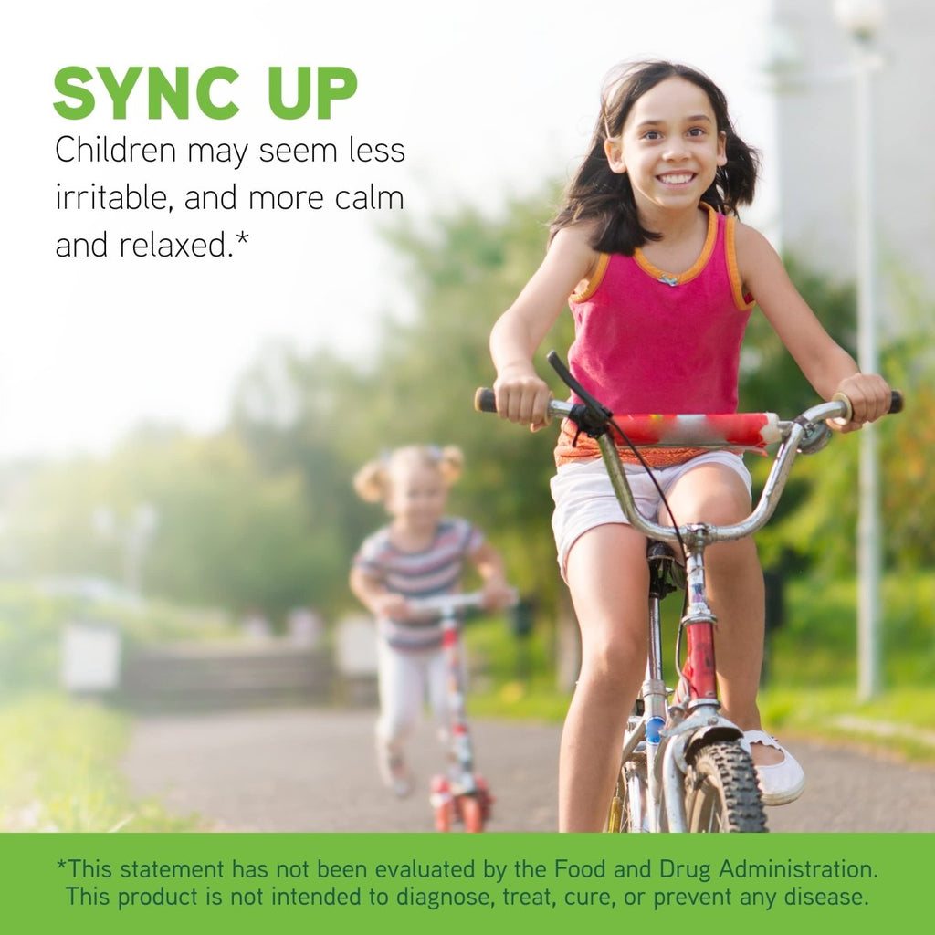 Little DaVinci Sync Up - Complément liquide pour enfants pour le soutien des fonctions cognitives, de l'interaction sociale, de la concentration et de la réponse immunitaire - Saveur baie - 60 ml, 60 portions