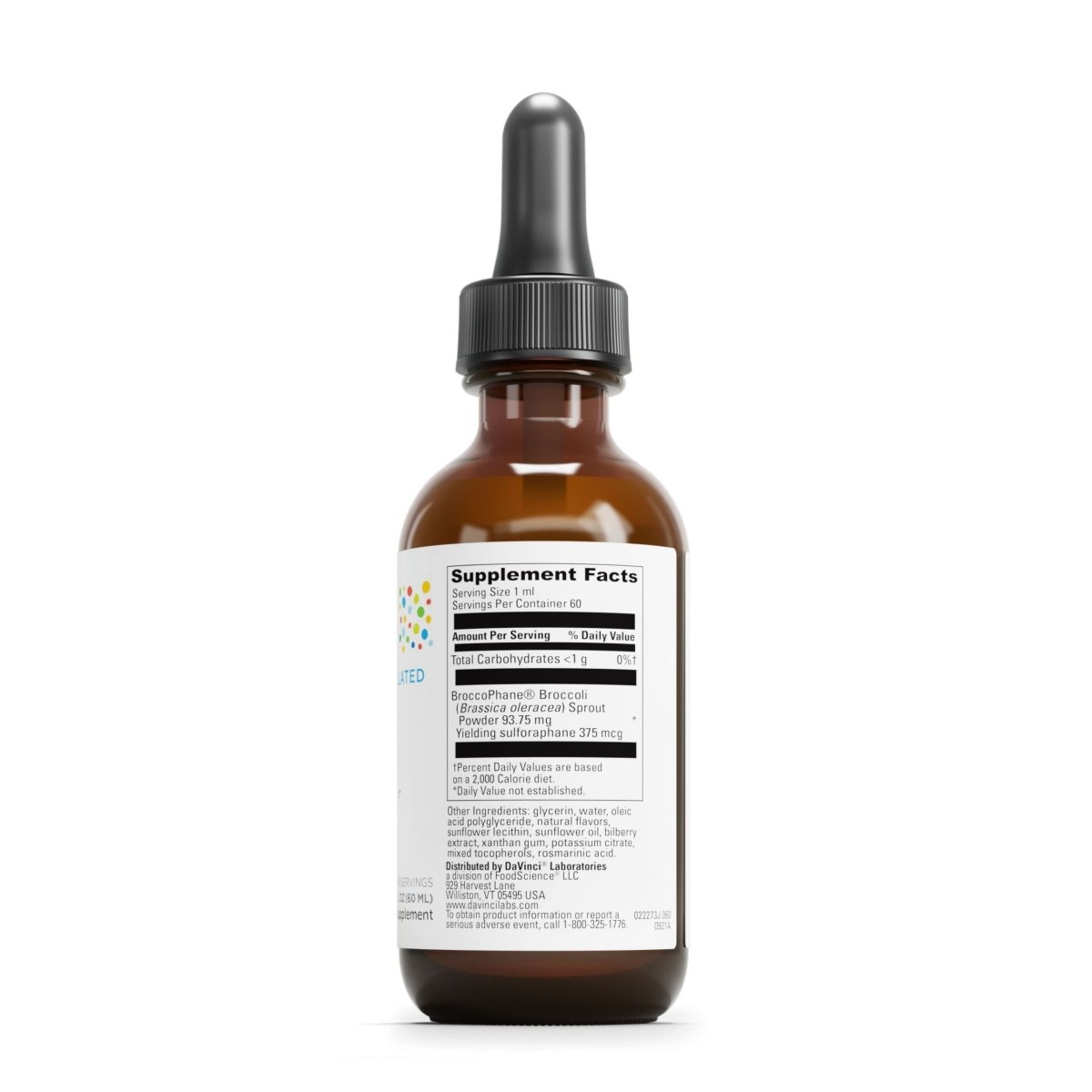 Little DaVinci Sync Up - Liquid Supplement for Kids to Support Cognitive Function, Social Interaction, Focus and Immune Response - Berry Flavor - 60 ml, 60 Servings
