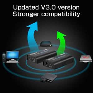 LKV373A Version 4.0 Extendeur HDMI Émetteur+Récepteur
