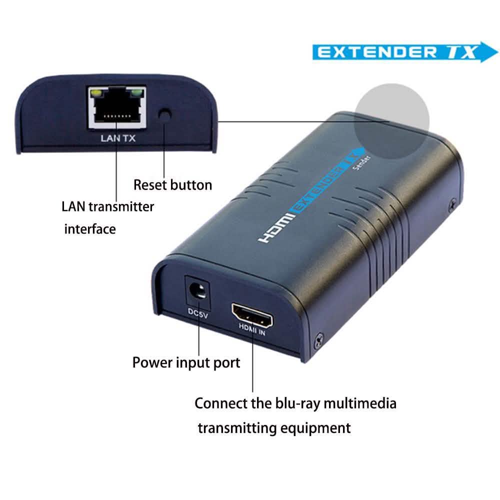 LKV373A Version 4.0 Extendeur HDMI Émetteur+Récepteur