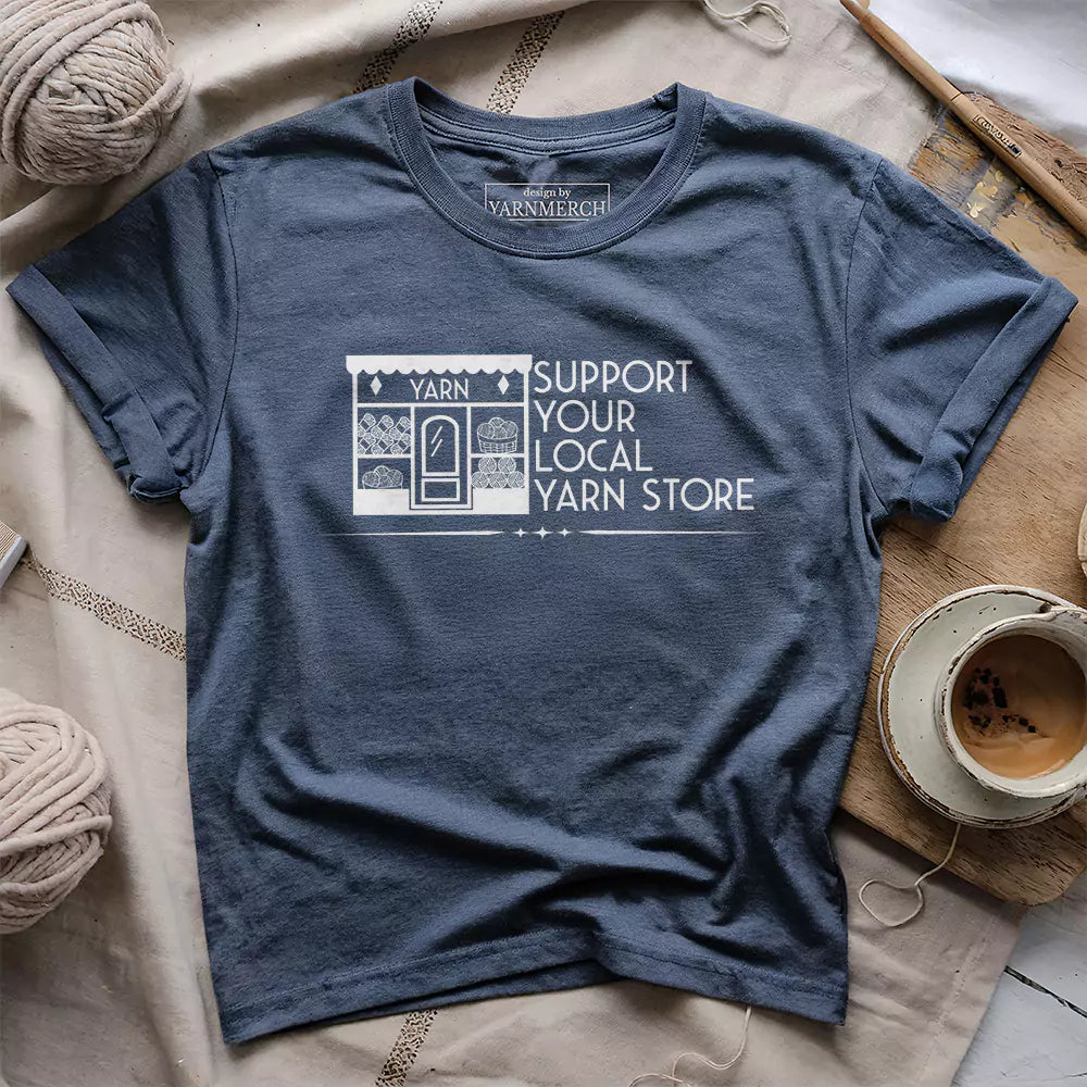 T-shirt de la boutique de laine locale