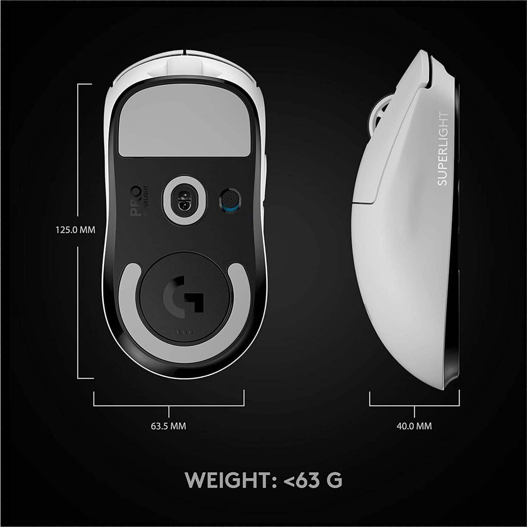 Souris gaming sans fil Logitech G PRO X Superlight (reconditionnée)