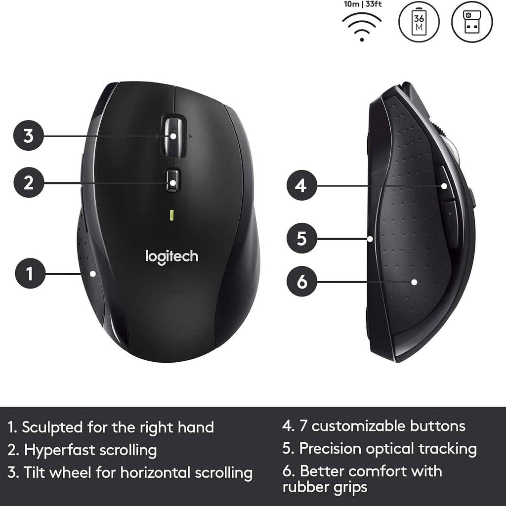 Souris sans fil Logitech M705 Marathon (Reconditionnée)