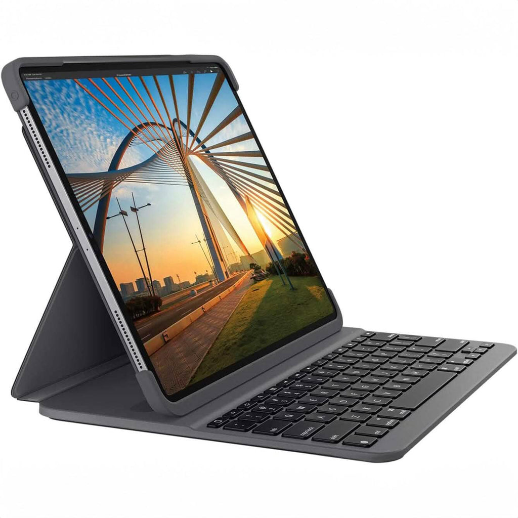 Étui clavier Bluetooth rétroéclairé Logitech SLIM FOLIO PRO pour iPad Pro 12,9 pouces (3e et 4e génération) (reconditionné)