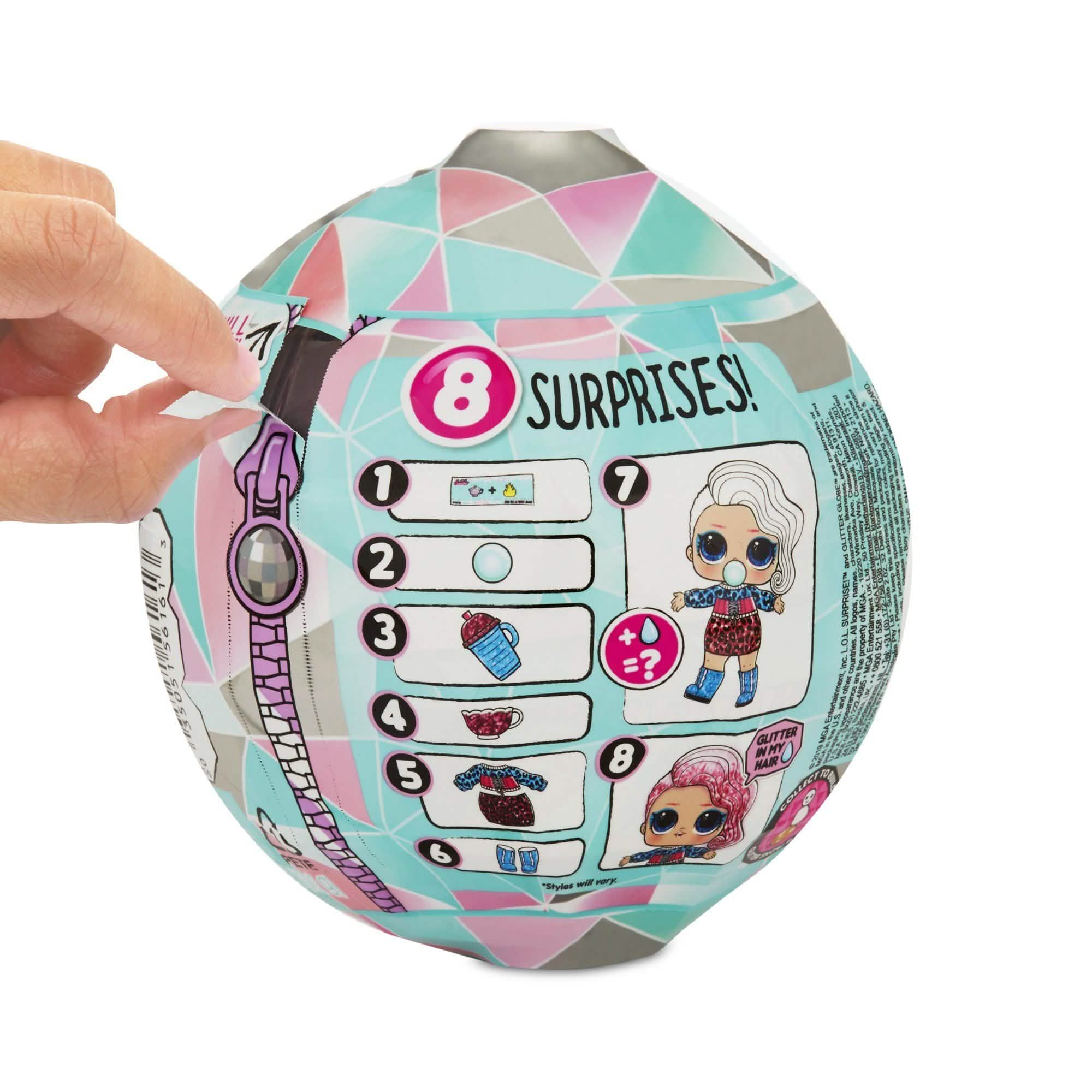 L.O.L. Surprise! Poupée Globe Scintillant Série Hiver Disco