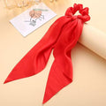 Long Ruban Femme Queue de Cheval Chouchous Foulard Élastique Cheveux Bande Noué Flux Cheveux Liens Soyeux Satin Cheveux Corde Queue de Cheval Titulaire Accessoires pour Femmes