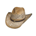 Bullhide Longmire - Chapeau de cowboy en paille raphia