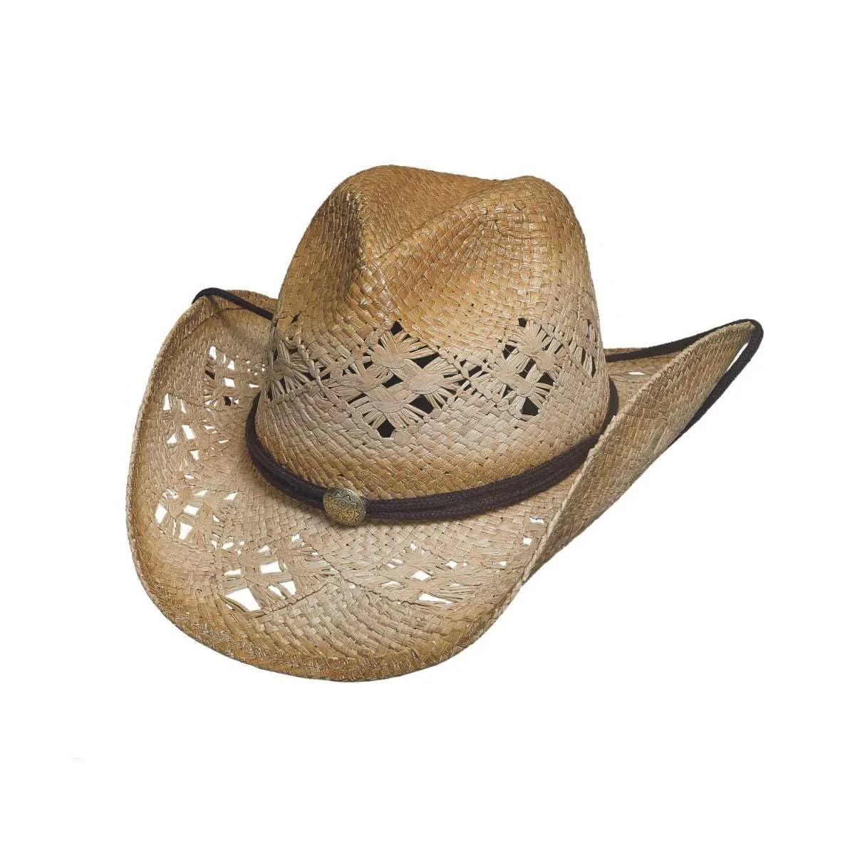 Bullhide Longmire - Chapeau de cowboy en paille raphia