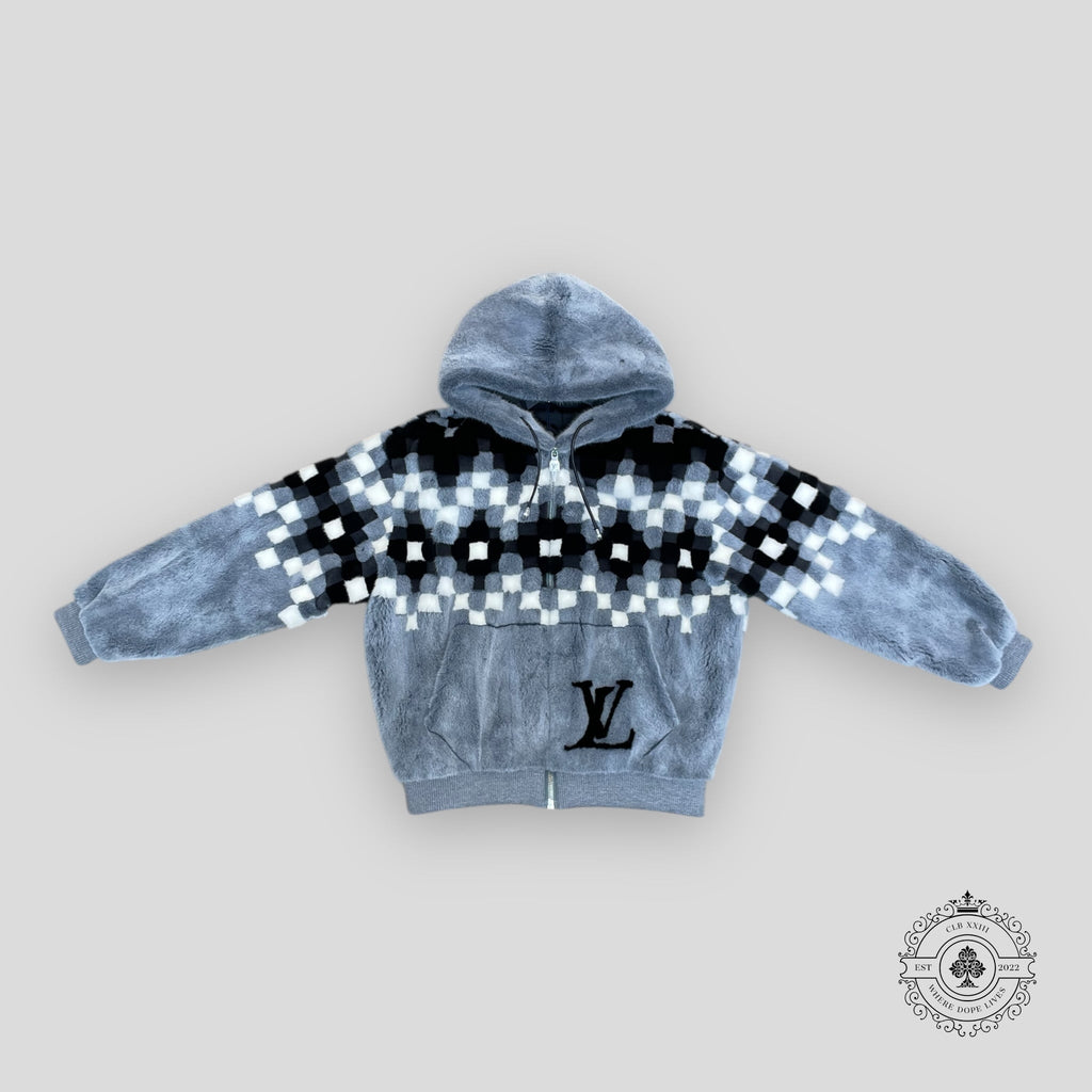 Blouson Fair Isles Louis Vuitton Damoflage en vison