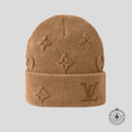 Bonnet Louis Vuitton LV Crush Monogram en marron