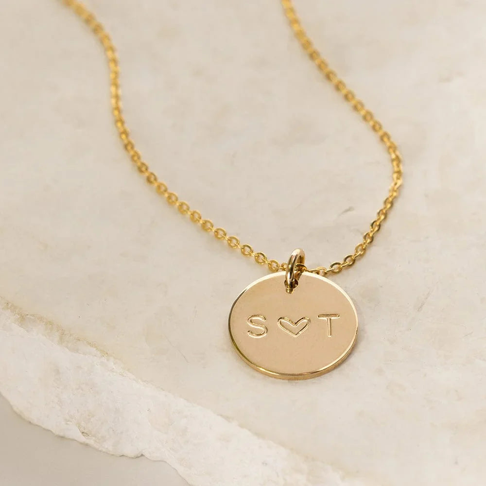 Collier Disque Amoureux