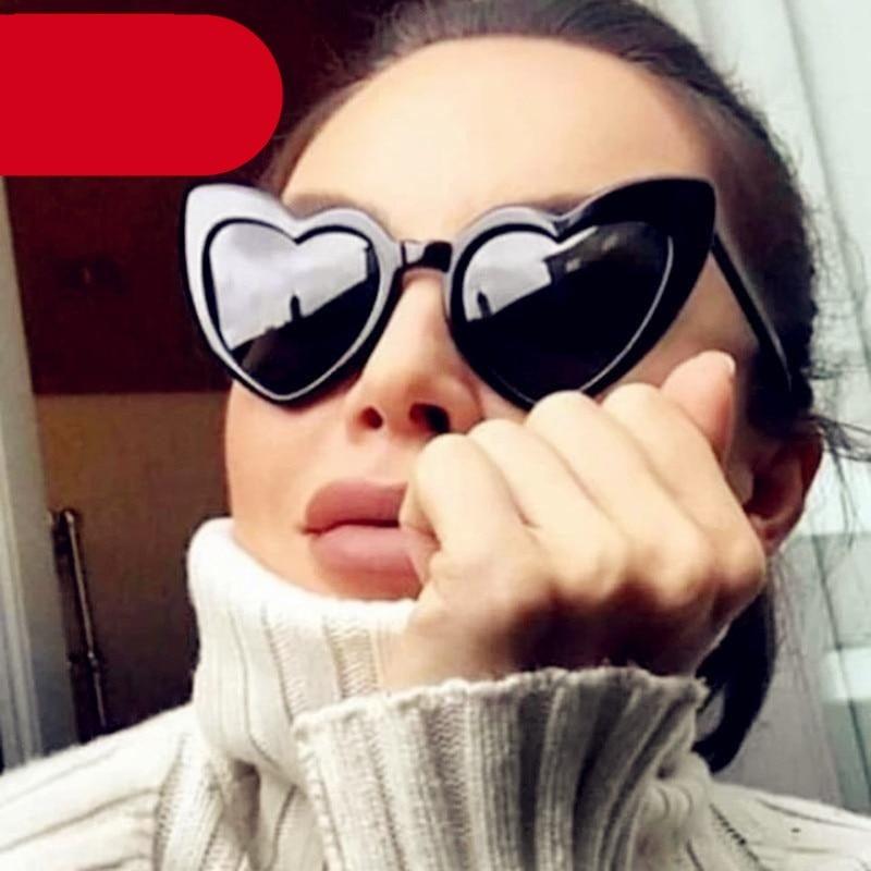 Lunettes de soleil Cœur pour femmes Lunettes de vue en métal pour femmes/hommes Lunettes de soleil pour femmes