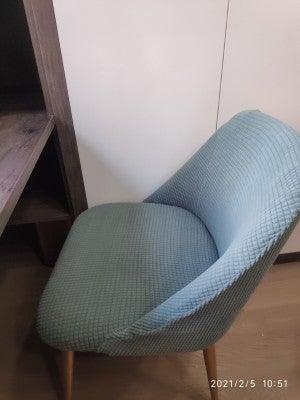 Housse de chaise amovible et lavable en molleton polaire pour accoudoir bas et dossier incurvé, housse de siège amovible et lavable en élasthanne extensible anti-poussière pour hôtel, maison, banquet, cérémonie, bureau, mariage