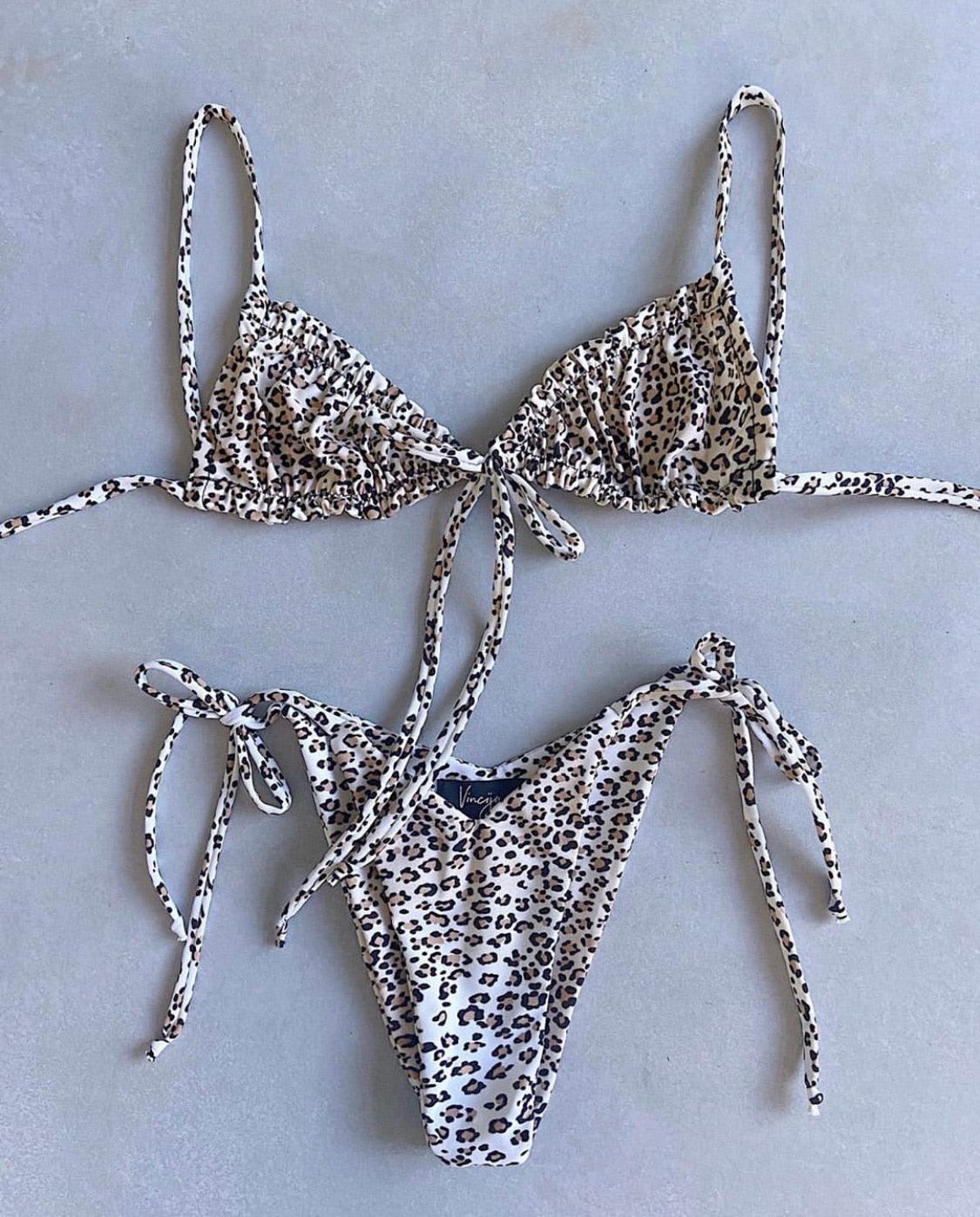 Bas maillot de bain bikini triangle femme maillot de bain à ficelle femme deux pièces maillot de bain licou maillot de bain triangle bikini imprimé femme ensemble deux pièces maillot de bain push-up nouveau