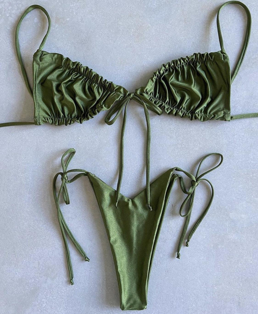 Bas maillot de bain bikini triangle femme maillot de bain à ficelle femme deux pièces maillot de bain licou maillot de bain triangle bikini imprimé femme ensemble deux pièces maillot de bain push-up nouveau