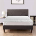 Surmatelas en mousse à mémoire de forme infusée de gel LSOFT avec bande élastique d'ancrage aux 4 coins Housse de lit lavable