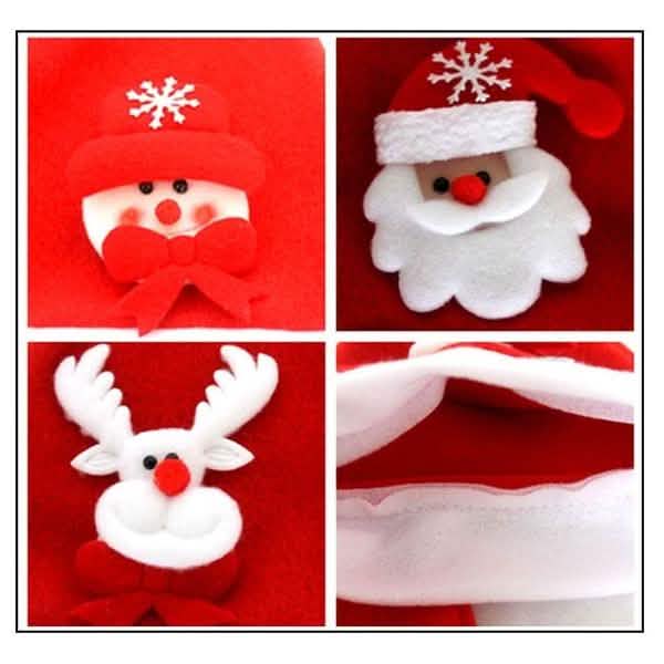 Bonnet de Noël lumineux, Bonnet de Noël lumineux Père Noël, Bonhomme de neige, Cerf