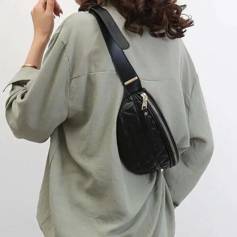 Sacs de taille en cuir PU de luxe pour femmes, sac banane étanche, sac bandoulière, sac banane de voyage