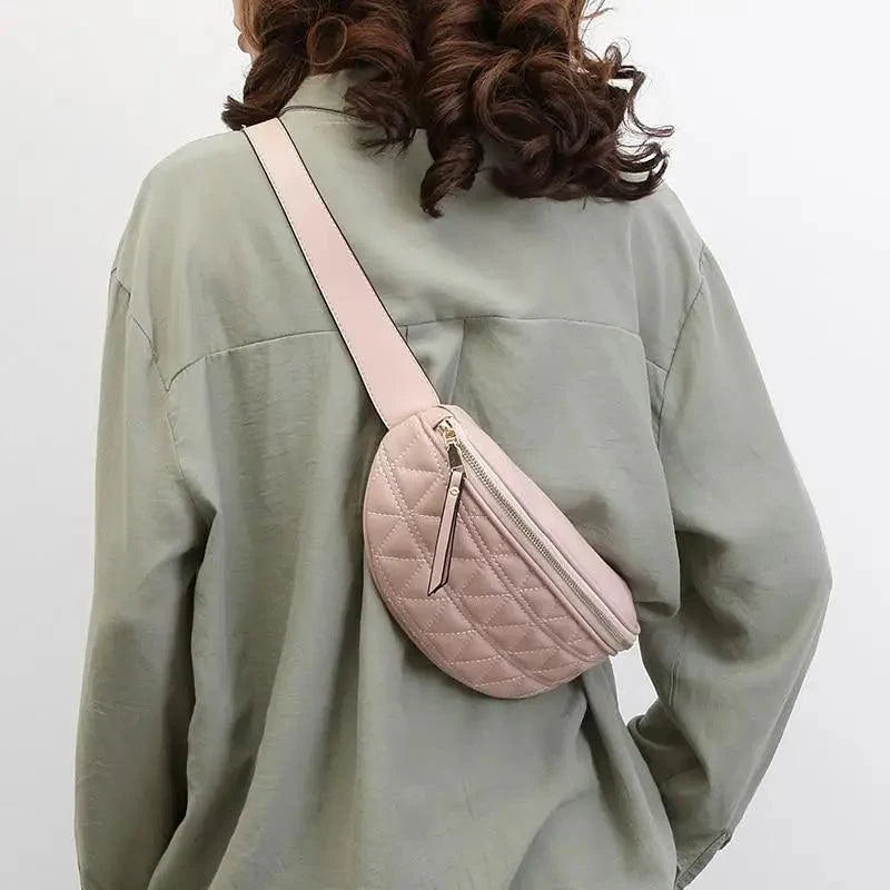 Sacs de taille en cuir PU de luxe pour femmes, sac banane étanche, sac bandoulière, sac banane de voyage