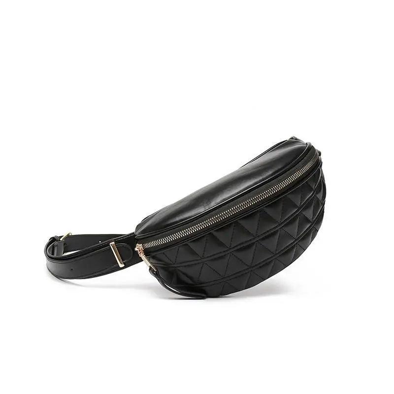 Sacs de taille en cuir PU de luxe pour femmes, sac banane étanche, sac bandoulière, sac banane de voyage