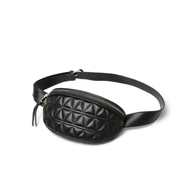 Sacs de taille en cuir PU de luxe pour femmes, sac banane étanche, sac bandoulière, sac banane de voyage