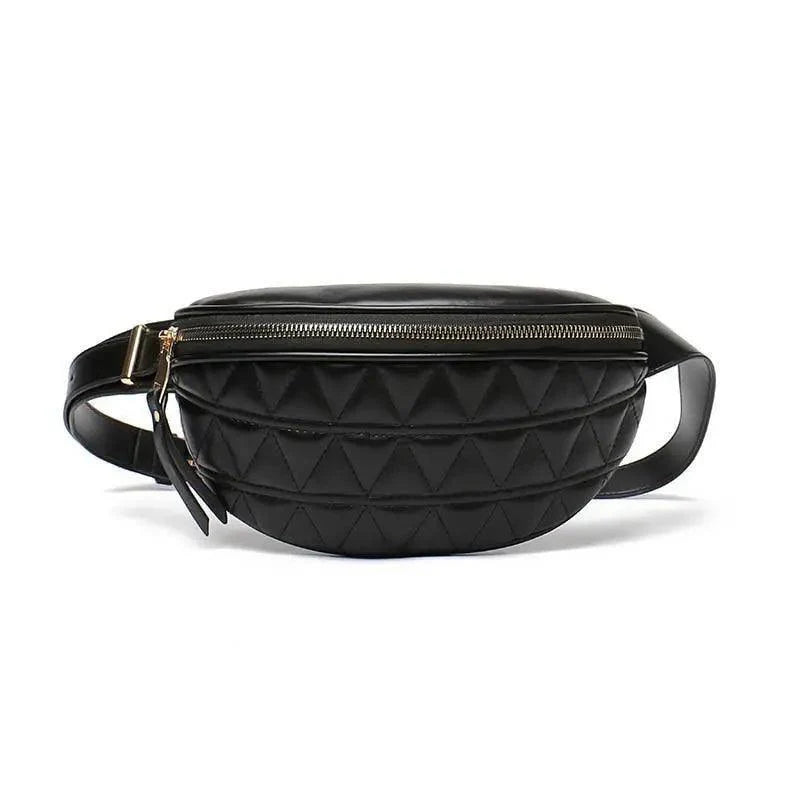 Sacs de taille en cuir PU de luxe pour femmes, sac banane étanche, sac bandoulière, sac banane de voyage