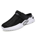 Chaussures pour hommes noires de luxe Tongs Plateforme Claquettes Sandales Homme Chaussure Été Tennis Fitness Gym Sabots Jardin Claquettes Sandales Été Intérieur Extérieur Marche Claquettes