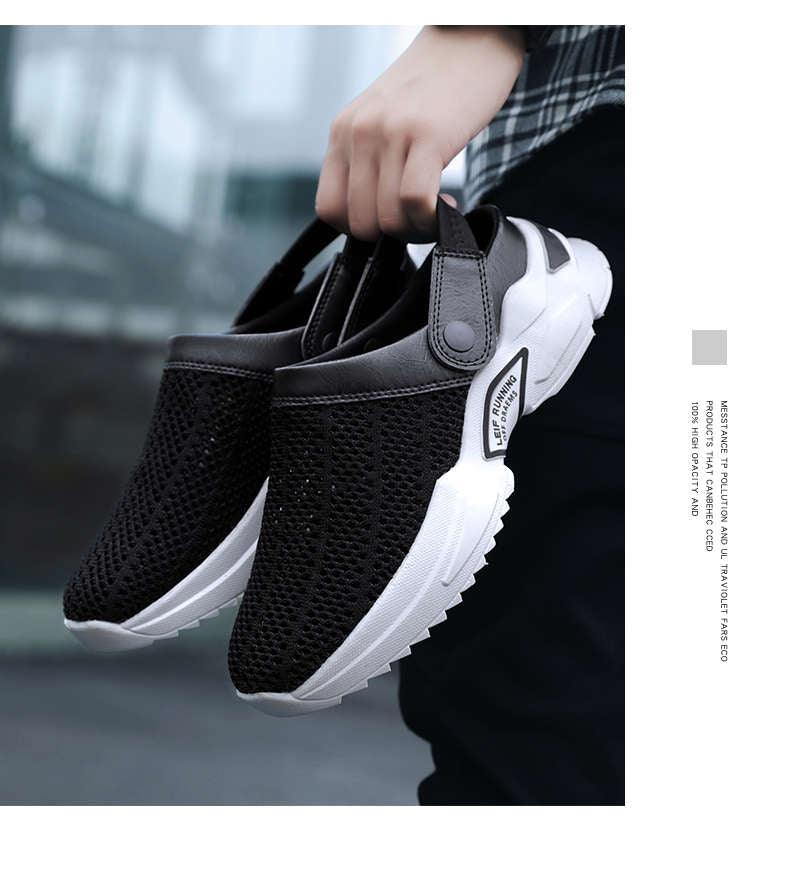 Chaussures pour hommes noires de luxe Tongs Plateforme Claquettes Sandales Homme Chaussure Été Tennis Fitness Gym Sabots Jardin Claquettes Sandales Été Intérieur Extérieur Marche Claquettes