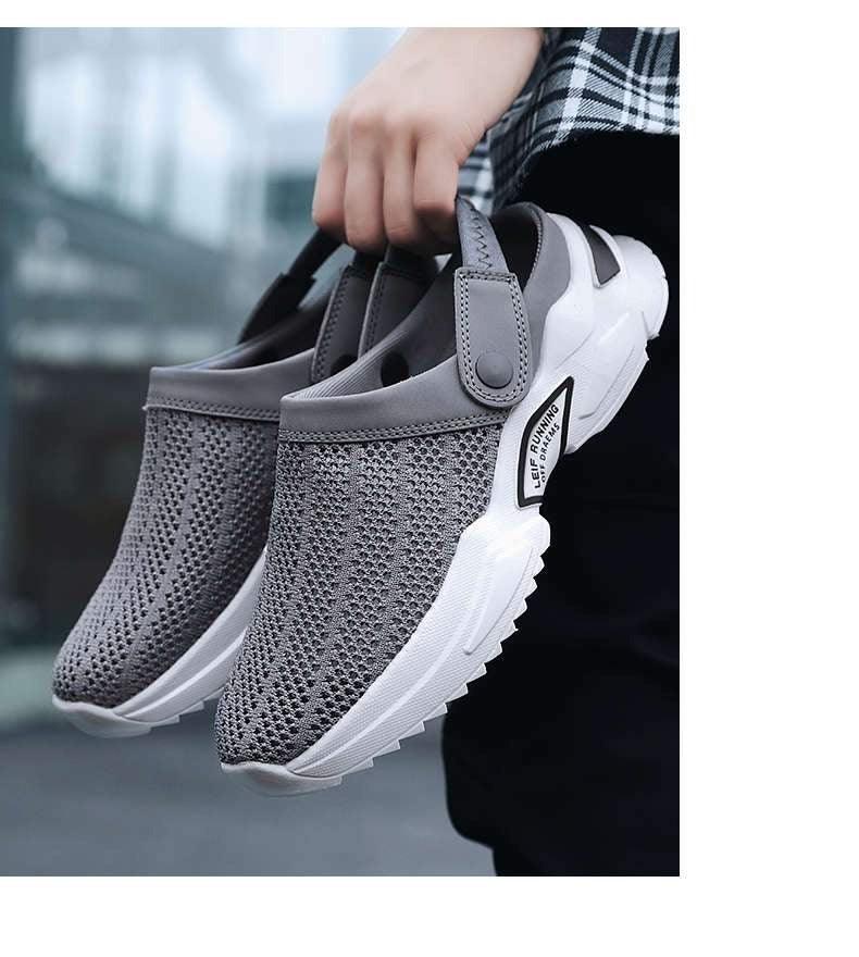 Chaussures pour hommes noires de luxe Tongs Plateforme Claquettes Sandales Homme Chaussure Été Tennis Fitness Gym Sabots Jardin Claquettes Sandales Été Intérieur Extérieur Marche Claquettes