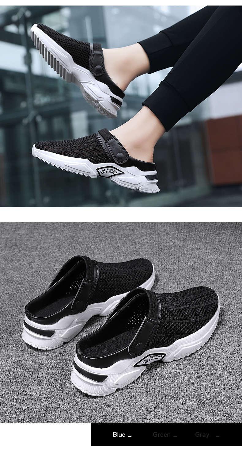 Chaussures pour hommes noires de luxe Tongs Plateforme Claquettes Sandales Homme Chaussure Été Tennis Fitness Gym Sabots Jardin Claquettes Sandales Été Intérieur Extérieur Marche Claquettes