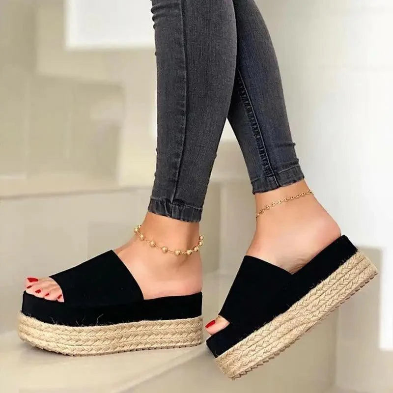 Sandales de luxe noires pour femmes, élégantes, à talons hauts, style été, confortables, nouvelles sandales pour femmes