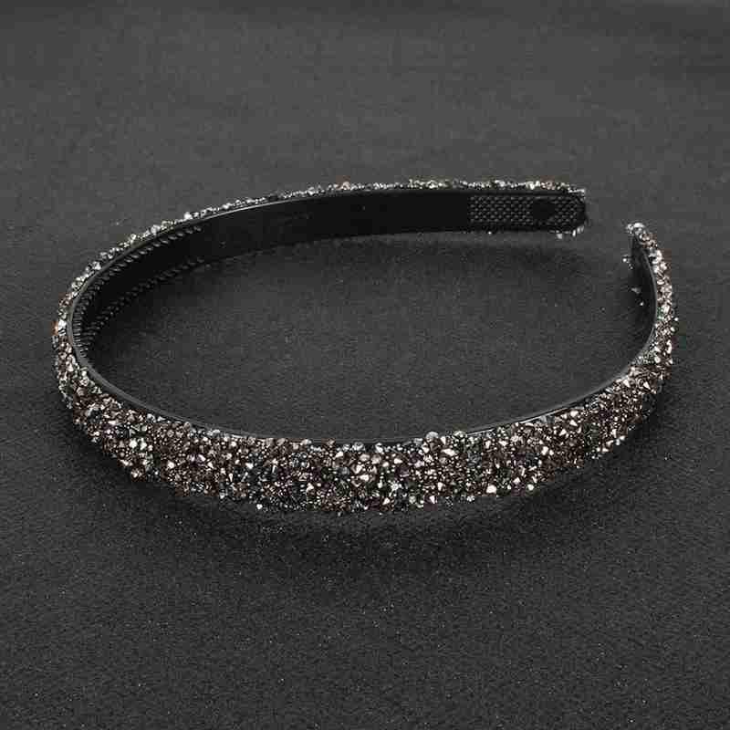 Bandeaux de luxe en cristal perle et strass pour femmes - Accessoires de mode pour cheveux, coiffe rembourrée, bandeaux brillants, cerceau à cheveux magnifique pour femmes
