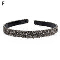 Bandeaux de luxe en cristal perle et strass pour femmes - Accessoires de mode pour cheveux, coiffe rembourrée, bandeaux brillants, cerceau à cheveux magnifique pour femmes