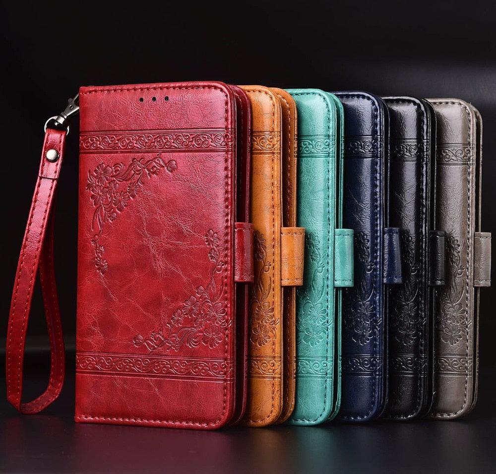 Étui portefeuille de luxe en cuir pour iPhone 11 13 12 Pro 12Mini, étui de téléphone avec porte-cartes en cuir de qualité supérieure pour iPhone 11 Pro, étui portefeuille en cuir à rabat avec support et porte-cartes