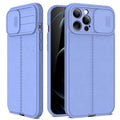 Étui de téléphone antichoc en cuir de luxe noir pour iPhone 13 12 11 14 Pro Max XR X XSMax 14, protection d'objectif d'appareil photo, coque arrière souple, étui fin antichoc avec étui de caméra coulissant pour iPhone