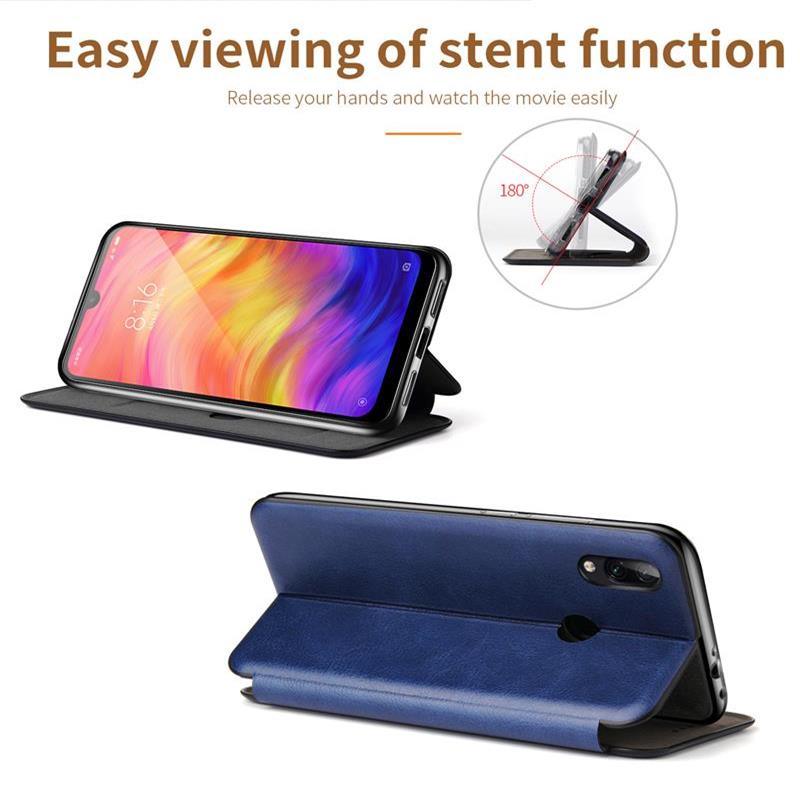 Étui portefeuille à rabat en cuir de luxe pour Xiaomi Redmi Note 9 9S 10 5G 10S 11 11S 8 Pro 8T 7 + Plus, coque portefeuille pour Redmi 7A 6 6A 9 9A 9C 9T en cuir durable