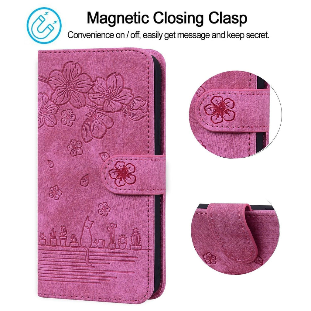 Étui portefeuille en cuir de luxe pour iPhone 14 13 Pro Max 11 12 Mini XR X XS Max avec support magnétique et porte-cartes en cuir PU, étui antichoc et élégant avec protection contre les chutes