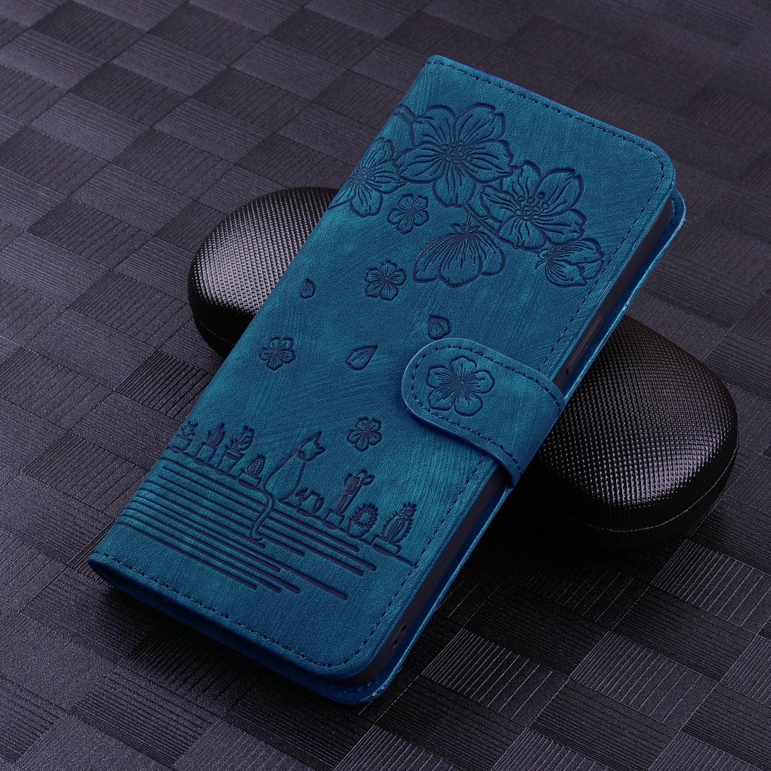 Étui portefeuille en cuir de luxe pour iPhone 14 13 Pro Max 11 12 Mini XR X XS Max avec support magnétique et porte-cartes en cuir PU, étui antichoc et élégant avec protection contre les chutes
