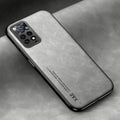 Étui en cuir de luxe magnétique pour Xiaomi Redmi Note 11 10 9 11E Pro 11S 10S 12 12X 10C POCO X3 NFC Pro F3, coques avec plaque métallique, coque arrière en cuir de qualité supérieure, étui de téléphone portable souple, ultra fin, anti-rayures