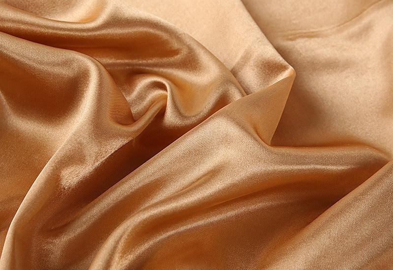 Foulards en soie carrés longs et doux de luxe, foulard léger et élégant en satin de soie douce, écharpe hijab, châles en soie soyeux pour femmes, bandeau pour cheveux, 90*90cm