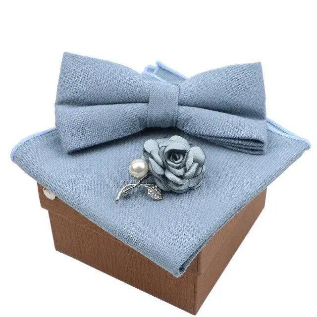 Nœud Papillon Luxueux en Coton Coloré pour Homme, Design Élégant, Cadeau Parfait pour Hommes, Nœud Papillon de Fête Tendance