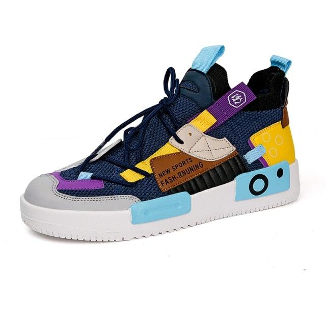 Baskets de Luxe pour Hommes Chaussures Décontractées Modernes Entraîneur Course Marche Tennis Respirantes Chaussures de Sport Hommes Baskets de Gym Décontractées Chaussures de Sport à Enfiler