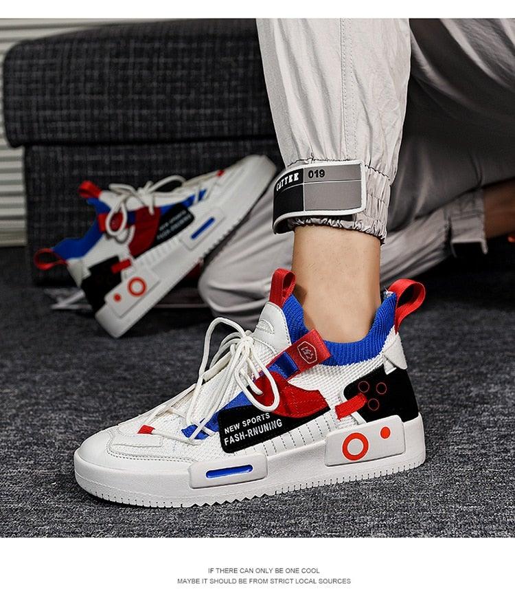 Baskets de Luxe pour Hommes Chaussures Décontractées Modernes Entraîneur Course Marche Tennis Respirantes Chaussures de Sport Hommes Baskets de Gym Décontractées Chaussures de Sport à Enfiler