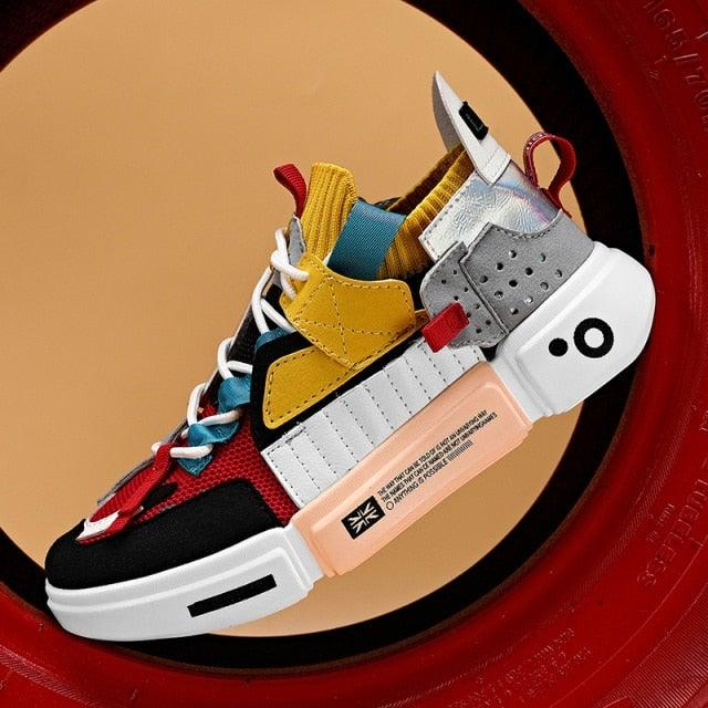 Baskets de Luxe pour Hommes Chaussures Décontractées Modernes Entraîneur Course Marche Tennis Respirantes Chaussures de Sport Hommes Baskets de Gym Décontractées Chaussures de Sport à Enfiler