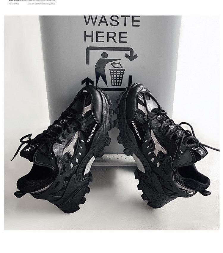 Baskets de luxe pour hommes, baskets blanches, baskets homme haute couture confortables, baskets mode respirantes, chaussures de sport décontractées absorption des chocs pour la course.